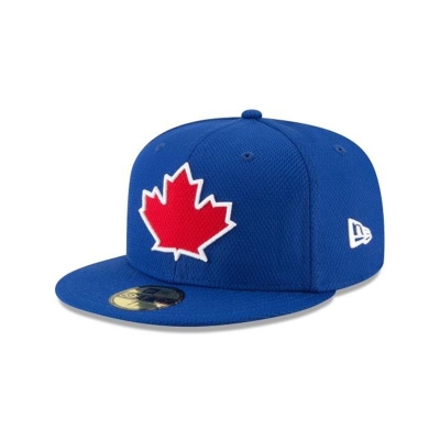 Blue Toronto Blue Jays Hat - New Era MLB Authentic Collection 59FIFTY Fitted Caps USA8304195